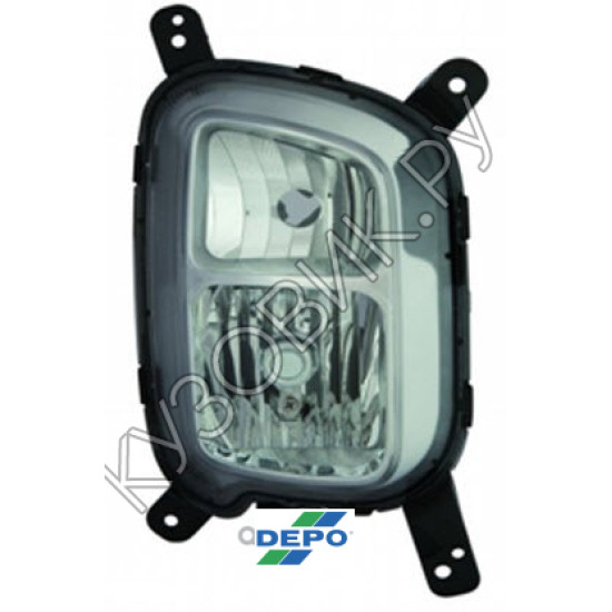 Противотуманная фара правая Kia Sorento 2 (2012-2021) DEPO
