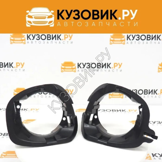 Рамки противотуманных фар Renault Duster (2010-2016) Sandero (2009-2014) KUZOVIK