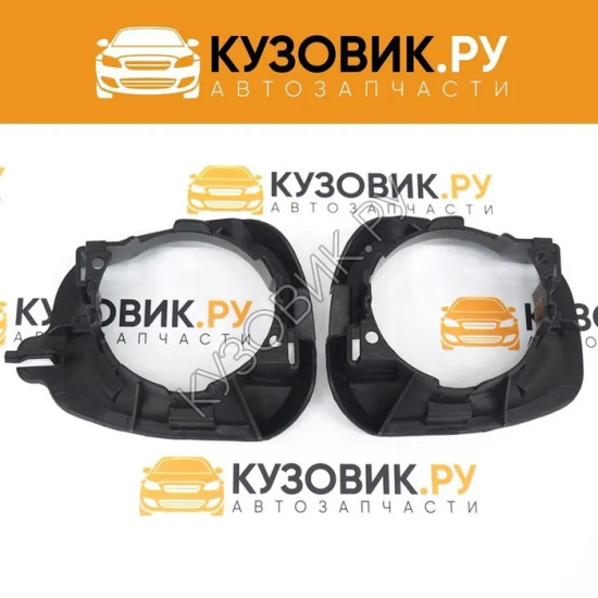 Рамки противотуманных фар Renault Duster (2010-2016) Sandero (2009-2014) KUZOVIK